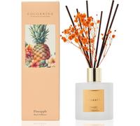Diffuseur de parfum d'ambiance, ananas, 200 ml, avec 8 bâtonnets parfumés. Parfum longue durée