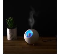 La Chaise Longue Diffuseur de parfum d'ambiance Kawaii VE12001 LED chat 11 cm Blanc
