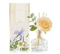 Diffuseur de Parfum, Diffuseur Parfum Maison Vanille avec 7 Bâtonnets Diffuseur Parfum, Decoration pour Chambre, Salon, Salle de Bain