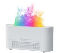 Diffuseur de parfum flamme avec haut-parleur, machine à bruit blanc | Diffuseur d'arômes sans fil avec effet de flamme réaliste, humidificateur d'huiles essentielles et générateur de bruit blanc