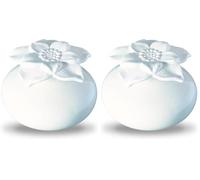 Diffuseur de Parfum par Capillarité Fleur Narcisse Blanc - Diffuseur Huile Essentielle Parfum d’Ambiance et Senteurs Maison - Vase en Céramique et Fleur en Plâtre - Diffusion Naturelle - Zen’Arôme