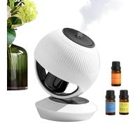 Diffuseur De Parfum Pour Voiture - Aromathérapie Automobile avec Humidificateur,Boule Blanche Compacte Décor Automobile d'Aromathérapie - Diffuseur de Parfum pour Intérieur et Habitacle