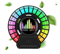 Diffuseur de parfum pour voiture - Diffuseur de grille d'aération avec | Désodorisant de voiture avec éclairage, éclairage d'ambiance coloré avec motif musicien, lampe de ventilation rechargeable
