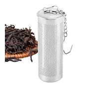 Diffuseur de thé - Infuseur à mailles fines en acier inoxydable, accessoire de brassage réutilisable | Mini passoire à feuilles mobiles avec chaîne à crochet, théières compatibles, tasses, bols,