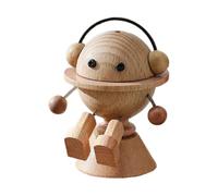 Diffuseur de voiture, désodorisant en bois en forme de planète Robot | Conception de Robot planète, désodorisant suspendu en bois, pour bureau, maison, salle de bain, hôtel, maison, camion
