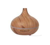 Diffuseur d'Huile Essentiel LED avec Finition Bois, Ambiance Parfumée et Élégante pour Maison - GIMAR - ALTOBUY Marron G