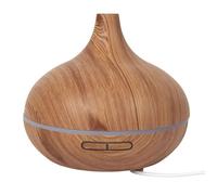 Diffuseur d'Huile Essentiel LED avec Finition Bois, Ambiance Parfumée et Élégante pour Maison - GIMAR