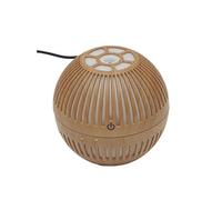 Diffuseur d'Huile Essentielle Bois Rond, Design Compact et Pratique - ERONIX - ALTOBUY Marron G
