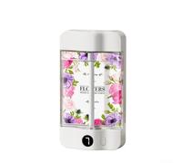 Diffuseur d'huile mural sans fil portable avec intensité réglable pour chambre à coucher - Distributeur automatique de parfum longue durée pour batterie Blanc 6,2 x 3,3 x 11,5 cm (A)