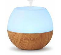 Diffuseur d'huiles essentielles - 100 ml, diffuseur ultrasonique rond - 7 LED, fonction brume