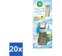 Diffuseur d'huiles essentielles Air Wick - Coton doux - Huiles essentielles - 33 ml - Pack avantage - 20 pièces