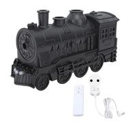 Diffuseur D'huiles Essentielles en Forme de Train 300 ML avec 2 Modes D'éclairage, Humidificateur de Brume D'aromathérapie pour Chambre à Coucher, Bureau, Télécommande (Prise UE)