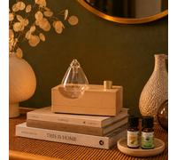 Diffuseur d'huiles essentielles par nébulisation nomade zéphia en bois fsc