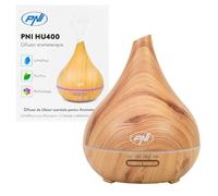 Diffuseur D'huiles Essentielles Pni Hu400, Ultrasonique, 400 Ml, Avec Minuterie, 7 Couleurs Led, Arrêt Automatique
