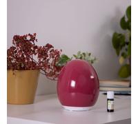 Diffuseur d'huiles essentielles rétro chic en céramique Fuchsia