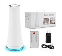 Diffuseur d'huiles essentielles sans Eau avec veilleuse, adapté aux pièces jusqu'à 140 m² - 4 réglages de minuterie, 3 intensités de Parfum (XL)