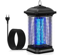 Diffuseur électrique anti-insectes - Piège à moustiques à lumière UV - Lutte contre les nuisibles - Grande portée : 120 m² - 18W - Noir