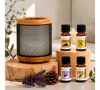 Diffuseur elipsia + 4 he citron arbre à thé lavandin pin