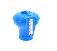 - Diffuseur flottant de chlore avec thermomètre - Bleu