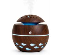 Diffuseur Huiles Essentielles 300 ML H12 cm L12 cm idéal pour Chambre Bureau Spa Camping Car Multi Couleurs LED Arrêt Automatique Diffuseur arôme Parfum Petit & Leger, Lire Description Avant Emploi.