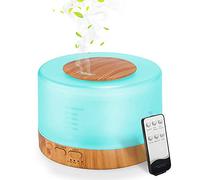 Diffuseur huiles essentielles 500ml, humidificateur d'air Chambre diffuseur de Parfum à Brume Froide arrêt Automatique sans Eau, pour Chambre, Spa, Yoga, Massage