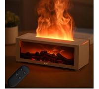 Diffuseur Huiles Essentielles Electrique 7 Fmmes De CheminéE ColoréEs Humidificateur Air Chambre ArrêT Sans White BRULEUR DE PARFUM