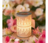 Zen’Arôme - Diffuseur Chaleur Douce Calorya n°3 - Céramique Ajourée, Lampe Ambiance Huiles Essentielles, Cires Parfumées