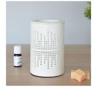 Zen’Arôme - Diffuseur Chaleur Douce Calorya n°3 - Céramique Ajourée, Lampe Ambiance Huiles Essentielles, Cires Parfumées