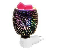 Diffuseur parfum 3D en verre à brancher, cube cire électrique décoratif et diffuseur huiles essentielles aromathérapie