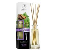 Diffuseur Parfum de Santal Patchouli 100ml - Diffuseur de Roseaux à l'huile Essentielle de Patchouli - Parfum de Longue Durée - Aromathérapie - Diffuseur avec Les Bâtons - Desodorisant Maison