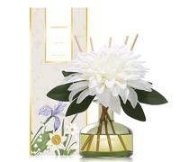 Diffuseur Parfum Maison, Jasmin Reed Diffuser Set avec 7 Bâtonnets Diffuseur Parfum, Decoration pour Chambre, Salon, Salle de Bain, Bureau, 210ml