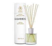 Diffuseur Parfumé Cachemire 100ml - Diffuseur Ambiance au Doux Parfum - Bâtonnets de Parfum - Parfum Ambiance - Desodorisant Maison - Diffuseur à Roseaux