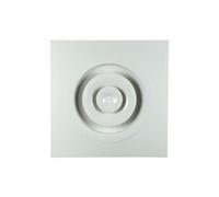 Diffuseur soufflage réglable circulaire acier blanc dalle 600x600 A842 TP D200 - - 11051372