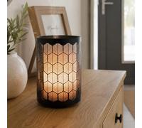 Zen'Arôme Diffuseur ultrasonique Verone – Aromathérapie à froid, télécommande, LED effet bougie