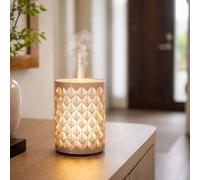Zen’Arôme Diffuseur Huile Essentielle Vienne - Diffuseur Ultrasonique Multifonction Aromathérapie à Froid - Diffuseur Électrique Parfum Maison - Télécommande et Éclairage Led Coloré - Métal et Verre