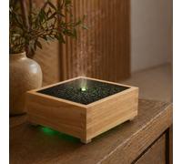 Zen'Arôme - Diffuseur Ultrasonique Style Japonais - Kaori -Diffuseur Senteurs et Huiles Essentielles - Base en Bois Véritable - Assainit l’Air - Idée Cadeau
