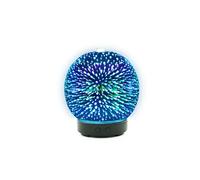 Diffuseur ultrasonique de parfum d'arôme diffuseur d'huile essentielle en verre 3D - Multicolore