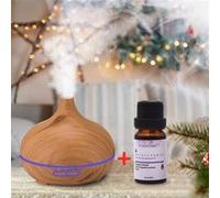 Diffuseur ultrasonique d'huile essentielle d'aromathérapie d'air humidificateur d'air 300ml - Kaki