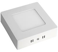 Digilamp Plafonnier LED Carré 12x12cm 6W Surface Haute Luminosité Panneau LED Eclairage Pour Salon, Salle à Manger, Chambre, Bureau en saillie 6000K (Blanc froid)