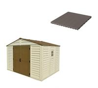 DIGIPLASTICS Revêtement de sol pour Duramax Woodbridge 10,5'x8' (325 x 240 x 233 cm) Compatible