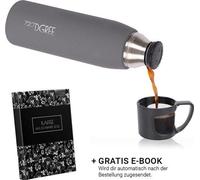 DigiRigi® 720°DGREE – Thermos "Follow" : en acier inoxydable, à double paroi isolante sous vide, disponible en 450 ml, 700 ml ou 1 litre, conserve les boissons chaudes pendant 12 heures et les boisson