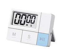 Digital Kitchen Timer, Portable Magnetic Timer, 3.15x0.79in High Definition Display, Time Management Tool, Battery Powered Clock for Yoga, Skin Care, Meetings, Exercise