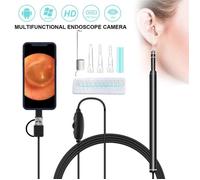Digital Led Otoscope Ear Camera Scope Kit de suppression de cérumen Outil de nettoyage de cire d'oreille