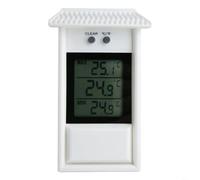 Digital Max Thermomètre de serre minimum pour l'intérieur et l'extérieur Indice d'étanchéité IP45 pour l'intérieur et l'extérieur