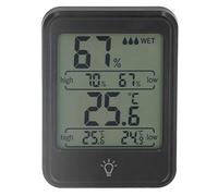 Digital Thermometer Hygrometer, LCD Display