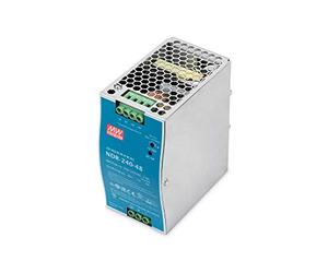 DIGITUS Alimentation Industrielle - Montage sur Rail DIN - Sortie 48V DC / 5A / 240W - entrée 100-240 VAC - boîtier métallique