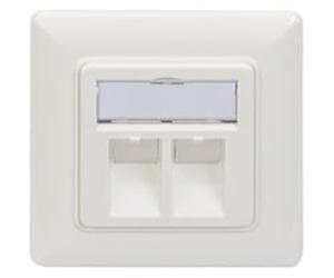 Digitus DN-93801-1 prise de courant RJ-45 Blanc, Boîte de jonction
