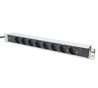 Digitus Bloc multiprise 19 pouces DN-95401 – 8 prises CEE7/7 1U 16A 4000W