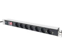DIGITUS DN-95402 - Bloc multiprise 19", 1 U, 7 prises