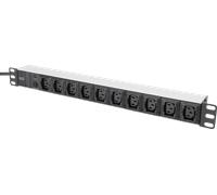 DIGITUS DN-95404 - Bloc multiprise 19", 1 U, 10 prises